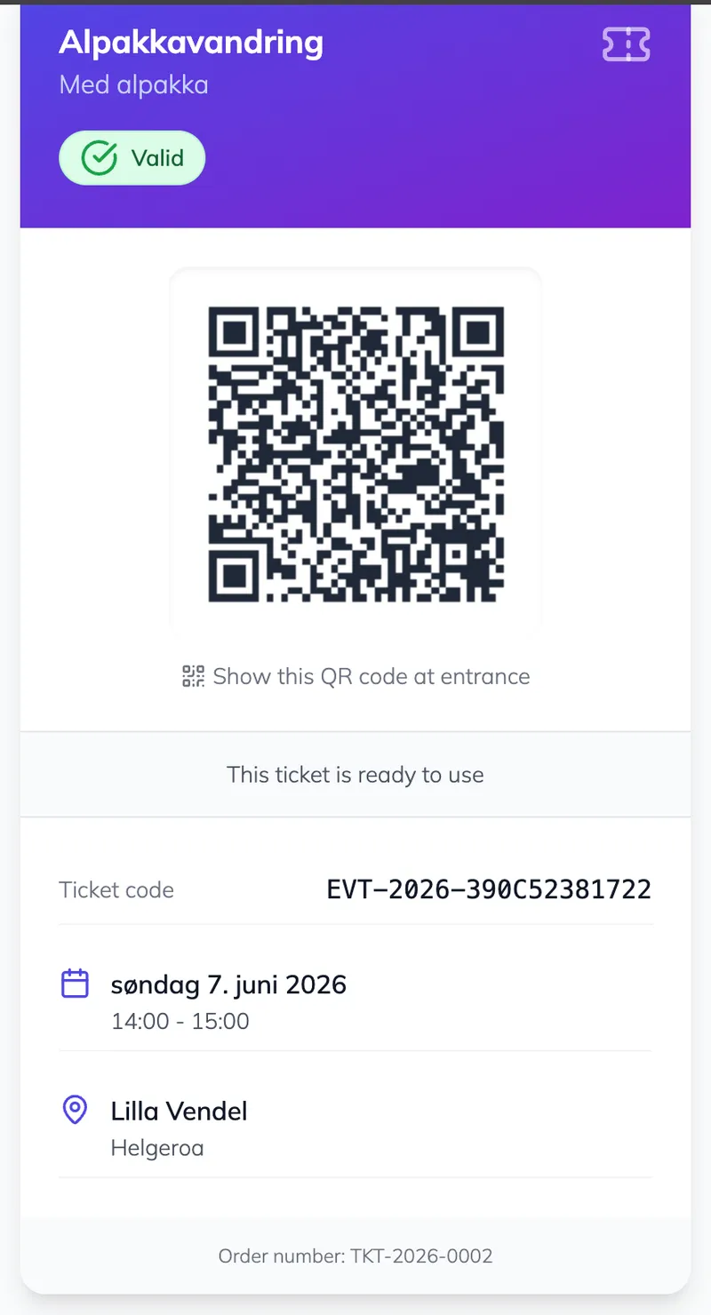 Ticket sales